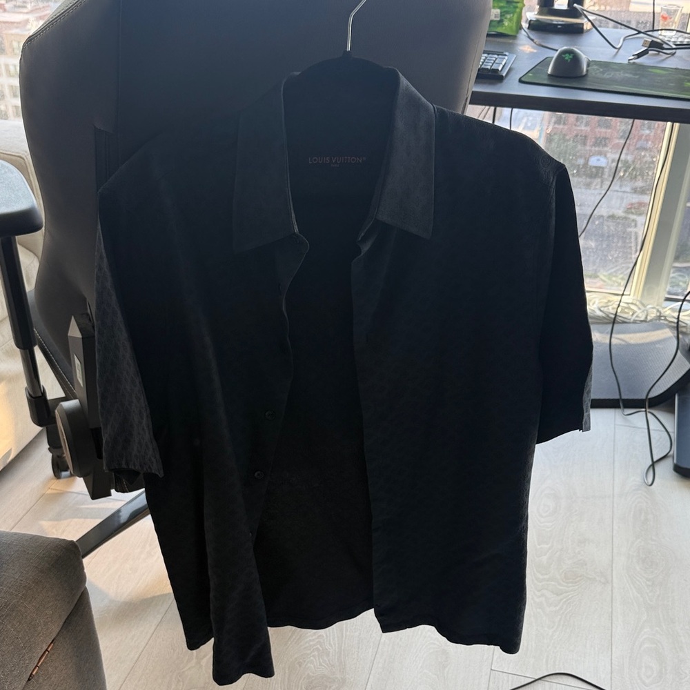 Louis Vuitton Dark Casual Button Down Shirt